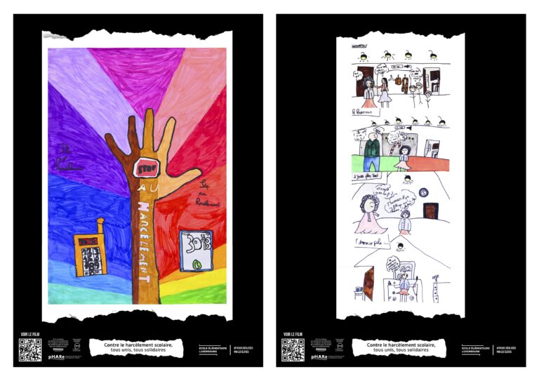 Les &eacute;l&egrave;ves de la classe CM2 B s&rsquo;engagent contre le harc&egrave;lement scolaire.